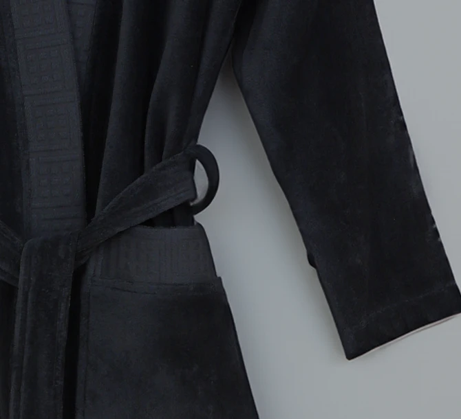 Tilsim Anthracite Bathrobe