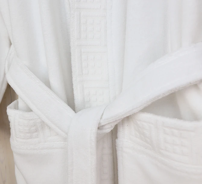 Tilsim White Bathrobe
