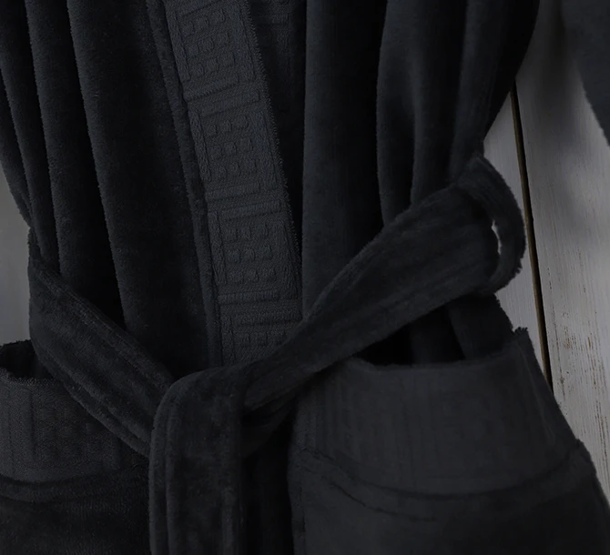 Tilsim Anthracite Bathrobe