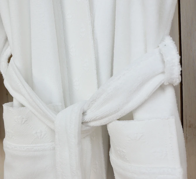 Tomris White Bathrobe